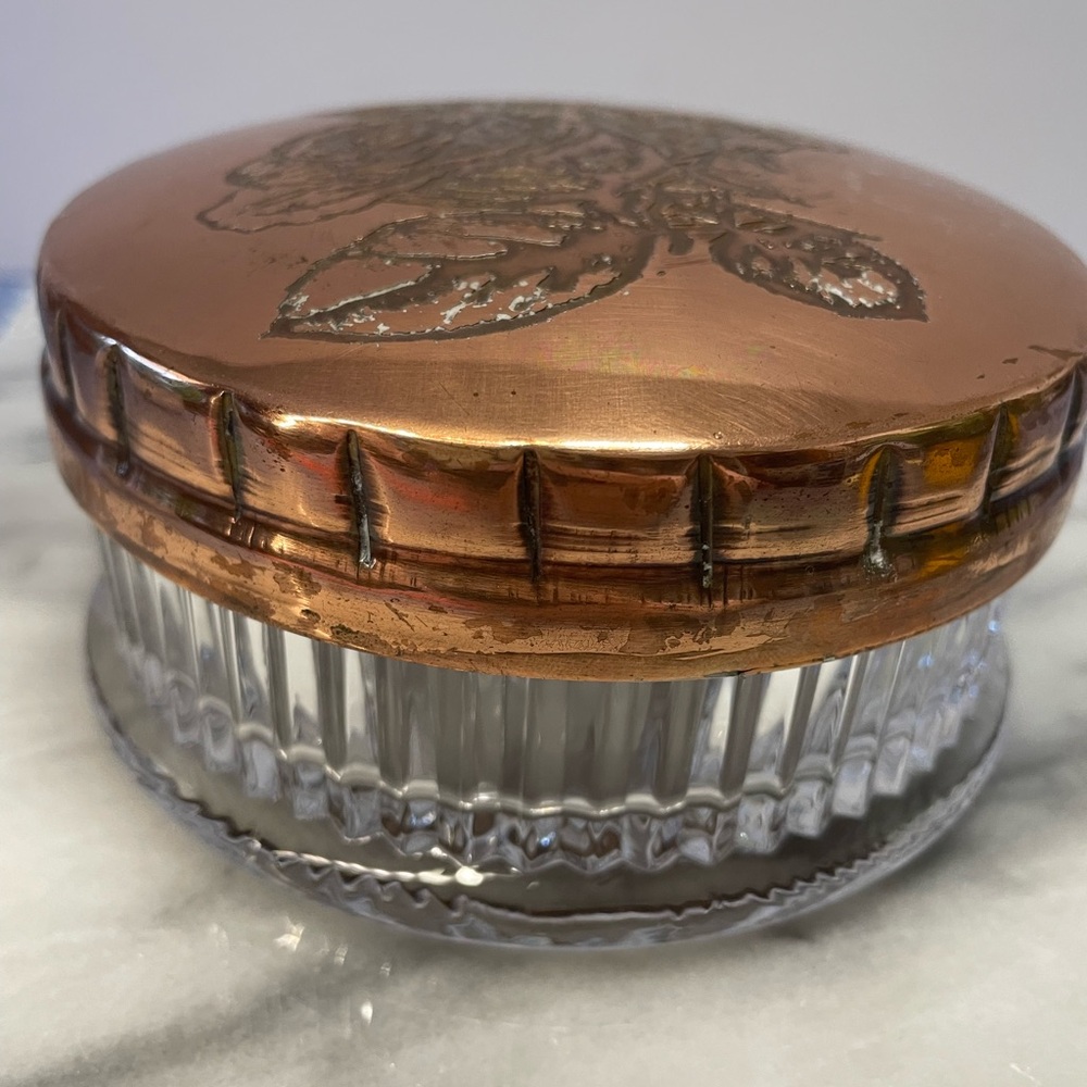Vintage Art Deco Vanity Jar